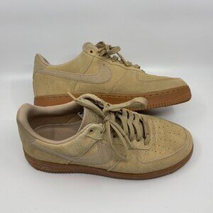Nike Air Force 1 07 LV8 Men's Size 9 Suede Mushroom AA1117-200